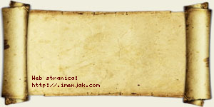 Anđelija Ćosić vizit kartica